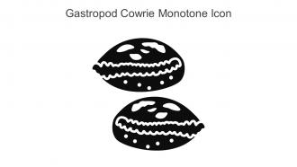 Gastropod Cowrie Monotone Icon In Powerpoint Pptx Png And Editable Eps Format
