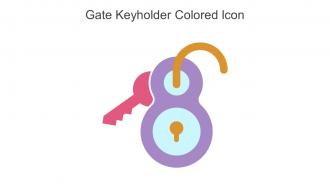 Gate Keyholder Colored Icon In Powerpoint Pptx Png And Editable Eps Format