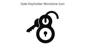 Gate Keyholder Monotone Icon In Powerpoint Pptx Png And Editable Eps Format