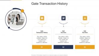 Gate Transaction History In Powerpoint And Google Slides Cpb
