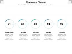 Gateway server ppt powerpoint presentation summary graphic tips cpb