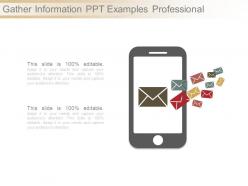 Gather Information Ppt Examples Professional