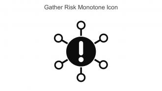 Gather Risk Monotone Icon In Powerpoint Pptx Png And Editable Eps Format
