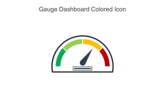 Gauge Dashboard Colored Icon In Powerpoint Pptx Png And Editable Eps Format