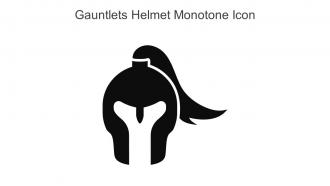 Gauntlets Helmet Monotone Icon In Powerpoint Pptx Png And Editable Eps Format