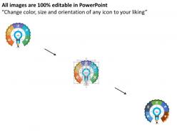 20366707 style circular semi 5 piece powerpoint presentation diagram infographic slide