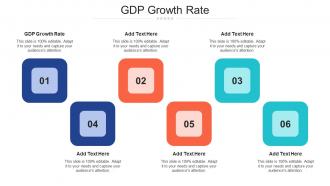 GDP Growth Rate Ppt Powerpoint Presentation Outline Smartart Cpb