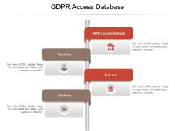 Gdpr access database ppt powerpoint presentation styles vector cpb