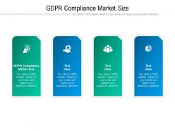 Gdpr compliance market size ppt powerpoint presentation show deck cpb