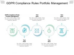 Gdpr compliance rules portfolio management ppt powerpoint presentation slides themes cpb