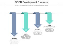 Gdpr development resource ppt powerpoint presentation summary slideshow cpb