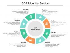 Gdpr identity service ppt powerpoint presentation visual aids styles cpb
