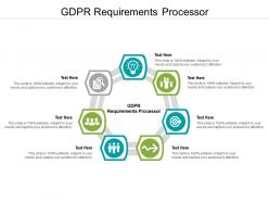 Gdpr requirements processor ppt powerpoint presentation icon outline cpb