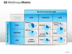 Ge mckinsey matrix powerpoint presentation slides