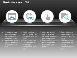 Gear global business mail pointer search ppt icons graphics