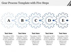 Gear Process Template With Five Steps