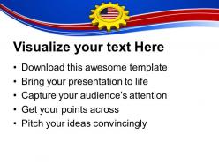 Gear the business with american market powerpoint templates ppt themes and graphics 0713