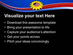 Gear the business with american market powerpoint templates ppt themes and graphics 0713
