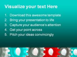 Gears communication powerpoint templates and powerpoint backgrounds 0611