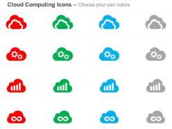 Gears data management cloud services ppt icons graphics
