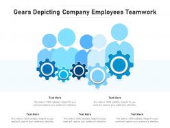 Gears depicting company employees teamwork
