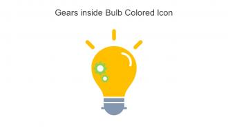 Gears Inside Bulb Colored Icon In Powerpoint Pptx Png And Editable Eps Format
