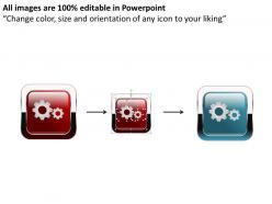 94840470 style variety 1 gears 1 piece powerpoint presentation diagram infographic slide