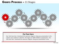 73733226 style variety 1 gears 11 piece powerpoint presentation diagram infographic slide