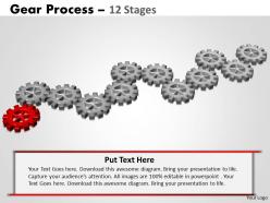 Gears process 12 stages style 2 powerpoint slides and ppt templates