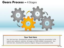 Gears process 4 stages style 1 powerpoint slides and ppt templates 0412