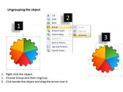 Gears process 5 stages planning powerpoint slides and ppt templates db