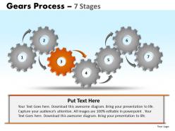 Gears process 7 stages style 1 powerpoint slides and ppt templates 0412