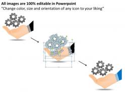 30983888 style variety 1 gears 1 piece powerpoint presentation diagram infographic slide