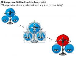 81547212 style variety 1 gears 1 piece powerpoint presentation diagram infographic slide