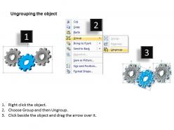 24516127 style variety 1 gears 3 piece powerpoint presentation diagram infographic slide