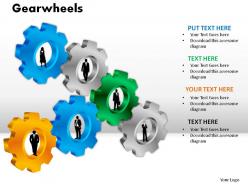 Gearwheels powerpoint presentation slides