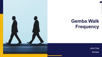 Gemba Walk Frequency PPT Information ACP