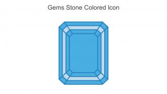 Gems Stone Colored Icon In Powerpoint Pptx Png And Editable Eps Format