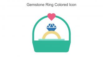 Gemstone Ring Colored Icon In Powerpoint Pptx Png And Editable Eps Format