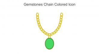 Gemstones Chain Colored Icon In Powerpoint Pptx Png And Editable Eps Format
