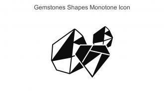 Gemstones Shapes Monotone Icon In Powerpoint Pptx Png And Editable Eps Format