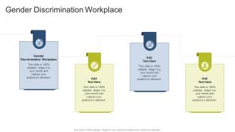 Gender Discrimination Workplace In Powerpoint And Google Slides Cpb