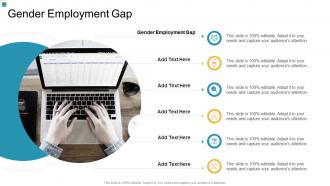 Gender Employment Gap In Powerpoint And Google Slides Cpb