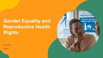 Gender Equality And Reproductive Health Rights PPT Template AT