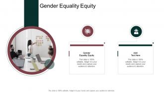 Gender Equality Equity In Powerpoint And Google Slides Cpb