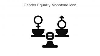 Gender Equality Monotone Icon In Powerpoint Pptx Png And Editable Eps Format