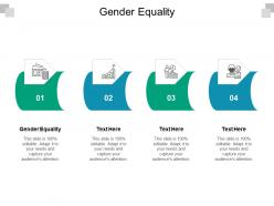 Gender equality ppt powerpoint presentation portfolio graphics download cpb