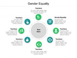 Gender equality ppt powerpoint presentation portfolio slide portrait cpb