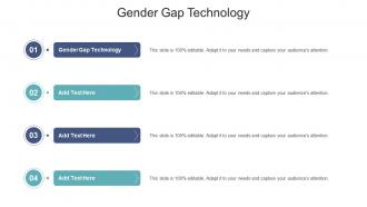 Gender Gap Technology In Powerpoint And Google Slides CPB