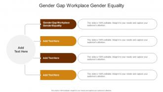 Gender Gap Workplace Gender Equality In Powerpoint And Google Slides Cpb